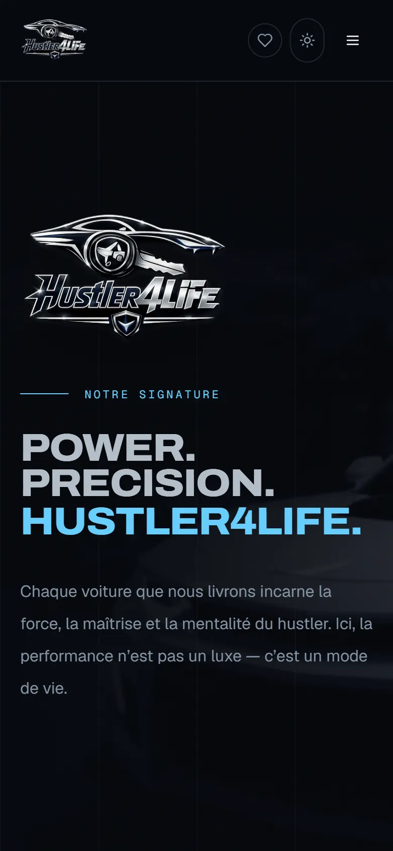 Hustler4Life — On mobile